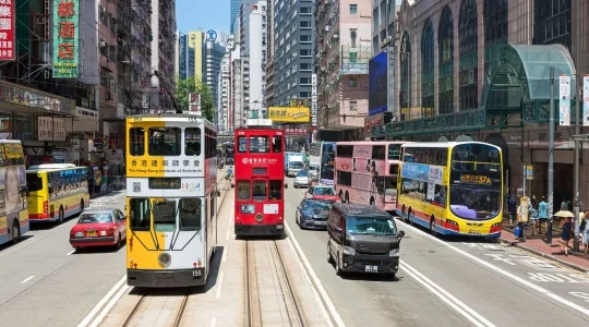 香港_二階建てトラム